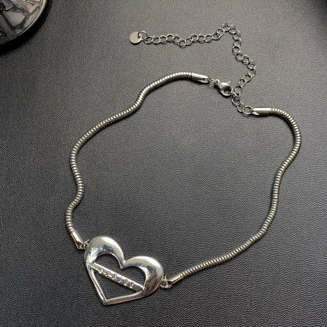 Accessories Hollow Out Heart Choker Necklace