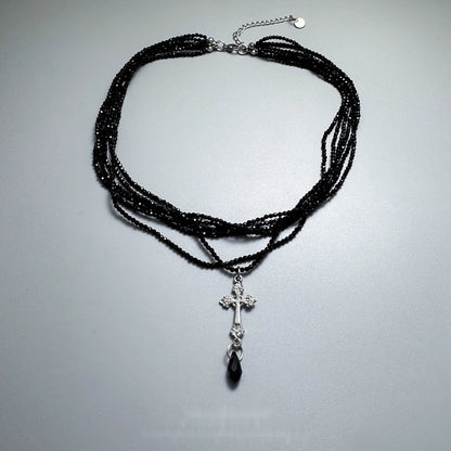 Accessories_Layered_Gothic_Cross_Choker_Necklace_MISSTT