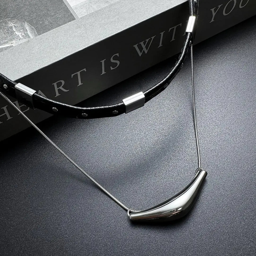 Accessories Layered Metal Collar Choker