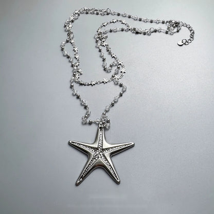 Accessories_Layered_Star_Pendant_Choker_Necklace_MISSTT