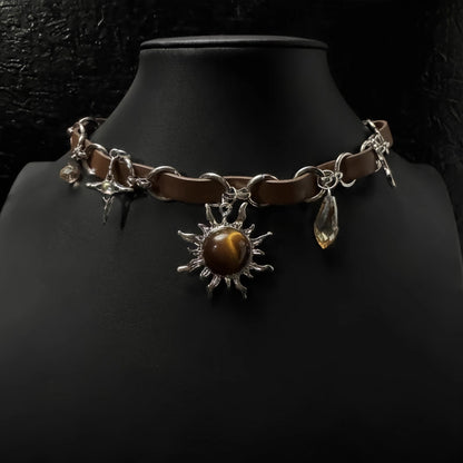 Accessories_Leather_Choker_Necklace_With_Sun_Pendant_MISSTT