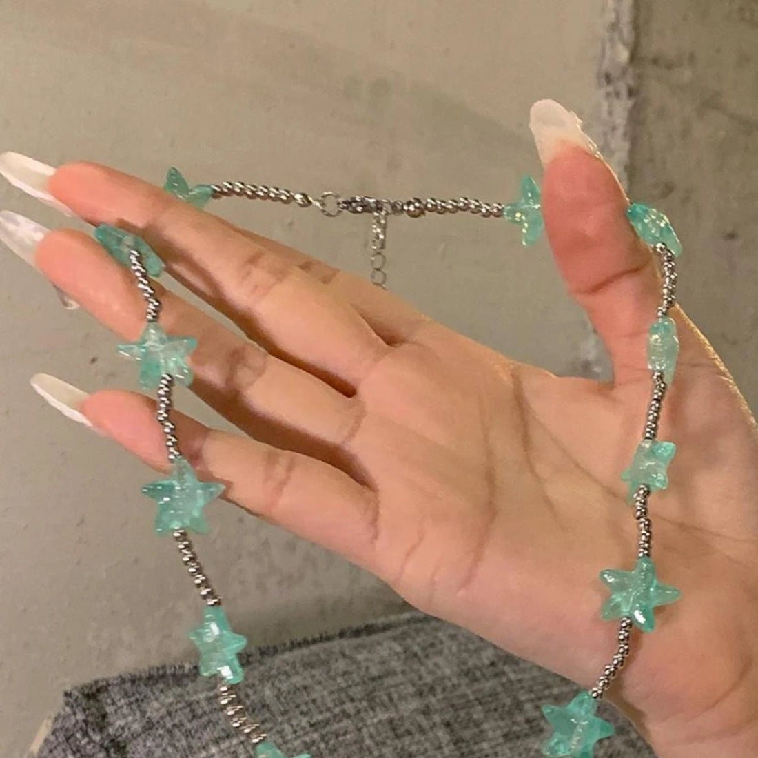 Accessories Mint Green Starry Sea Choker Necklace
