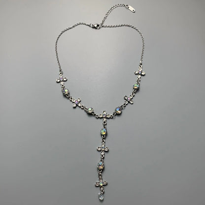 Accessories Moonstone Cross Layered Necklace