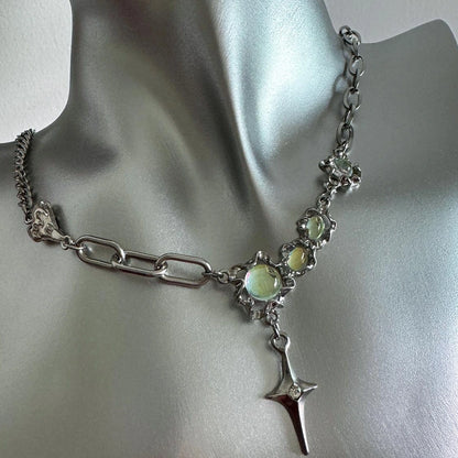 Accessories Moonstone Opal Y2k Choker Necklace