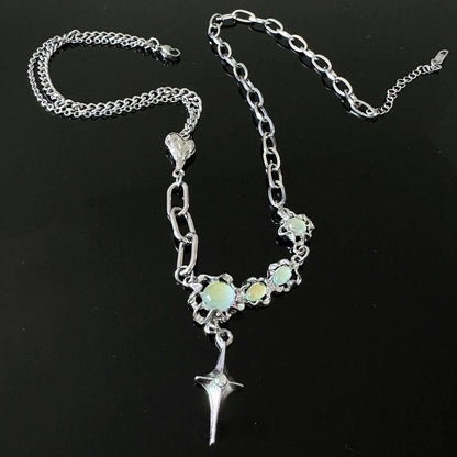 Accessories Moonstone Opal Y2k Choker Necklace