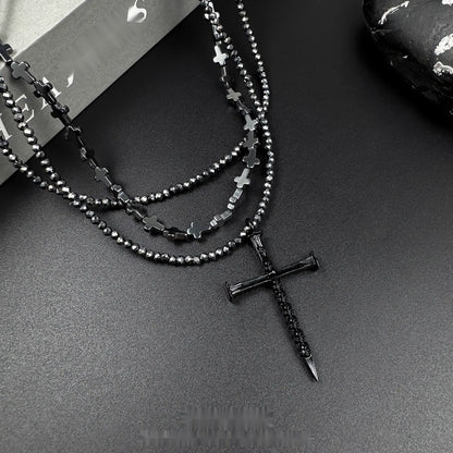 Accessories_Multi_Layer_Black_Obsidian_Gothic_Cross_Choker_Necklace_MISSTT