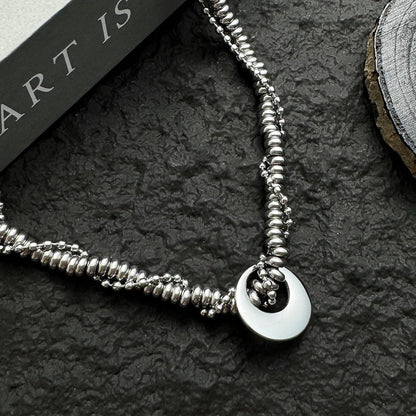 Accessories Multi Wrap Industrial Metal Choker Necklace