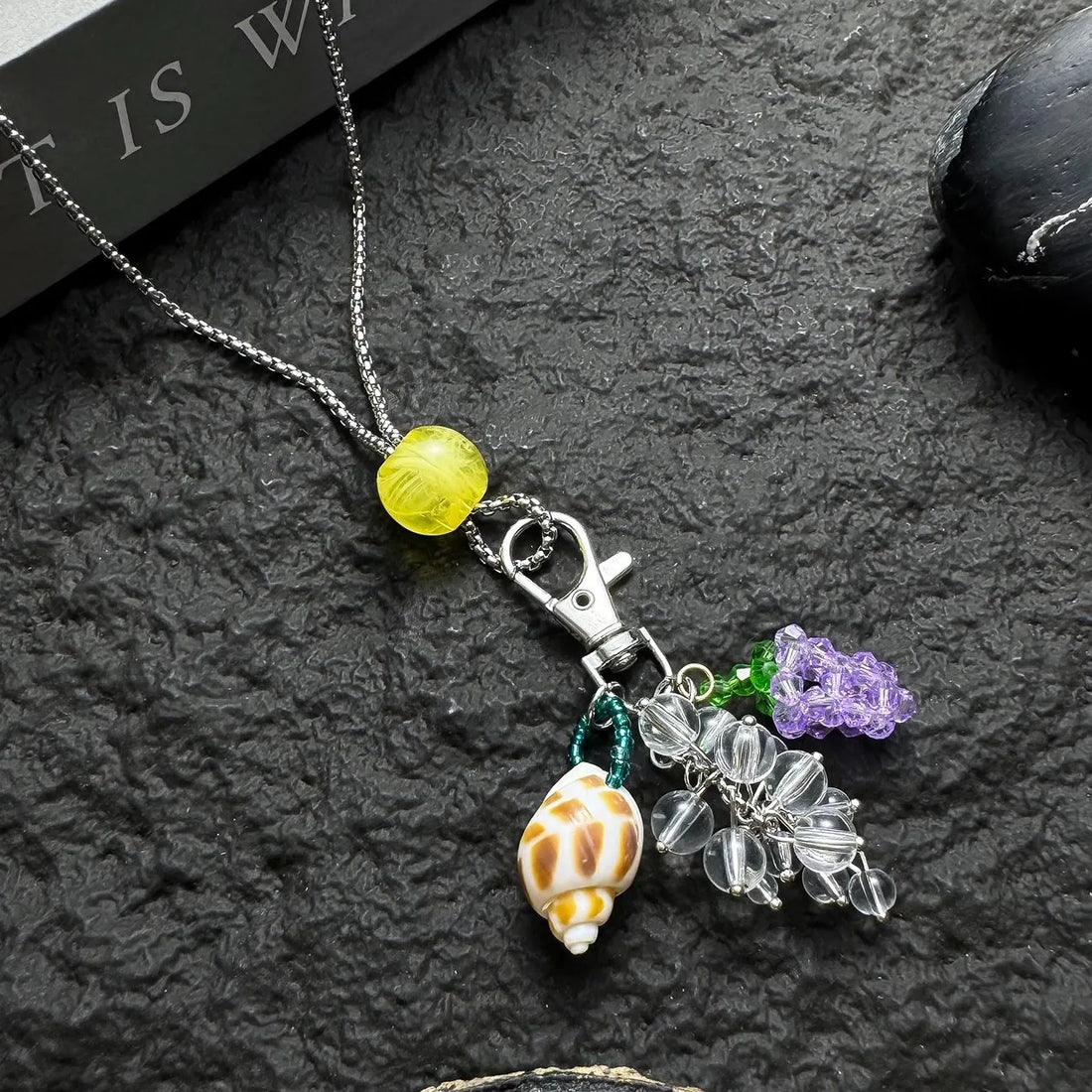 Accessories Multielement Seashell Pendant Necklace