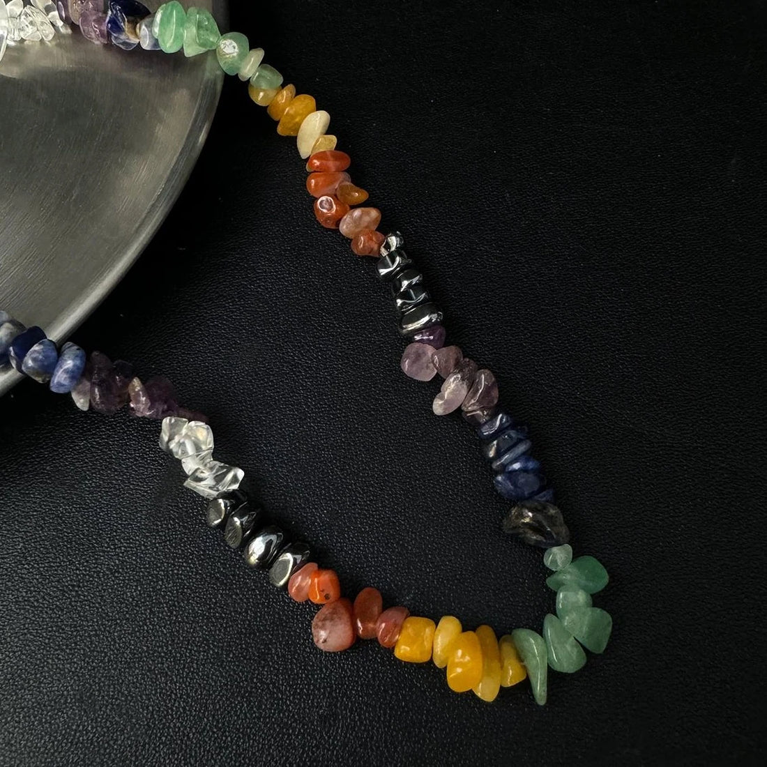 Accessories Natural Stone Color Necklace For Men And Women