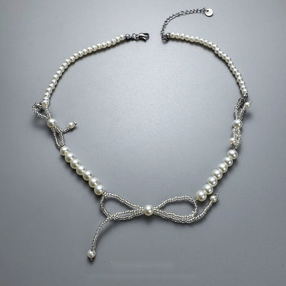 Accessories_Pearl_Bow_Choker_Necklace_MISSTT