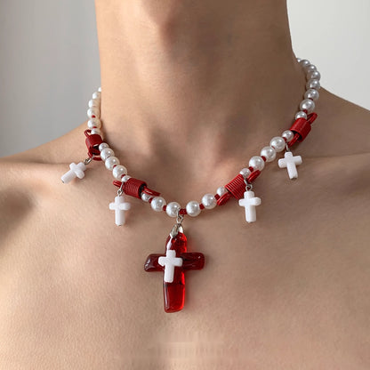 Accessories_Pearl_Cross_Pendant_Choker_Necklace_MISSTT