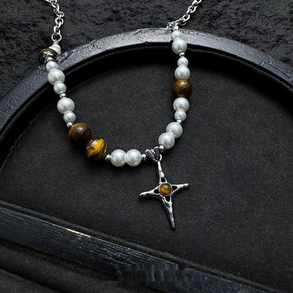 Accessories_Pearl_&amp;_Cat_S_Eye_Cross_Pendant_Choker_Necklace_MISSTT