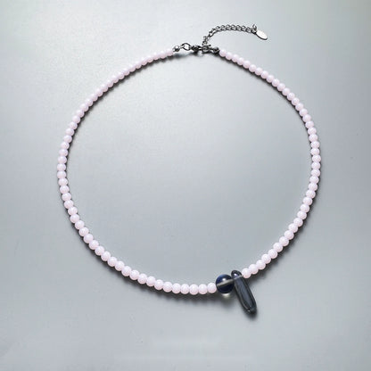 Accessories_Pink_Crystal_Beaded_Necklace_With_Stone_Pendant_MISSTT