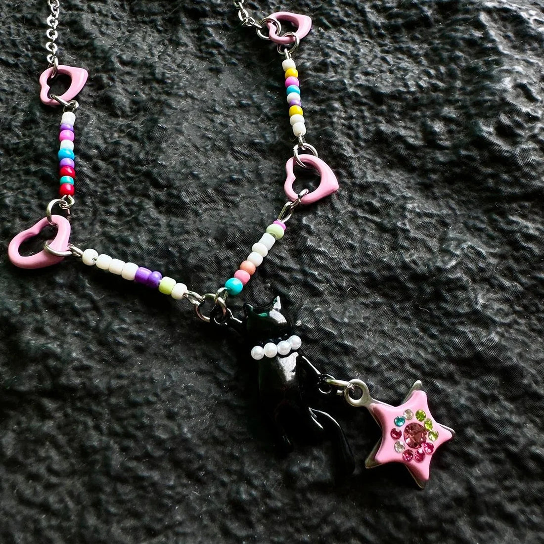 Accessories Playful Kitten Dopamine Star Necklace