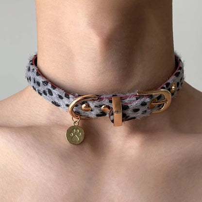 Accessories Punk Leopard Cat Choker Necklace