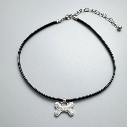Accessories Puppy Bone Sweet Punk Choker Necklace