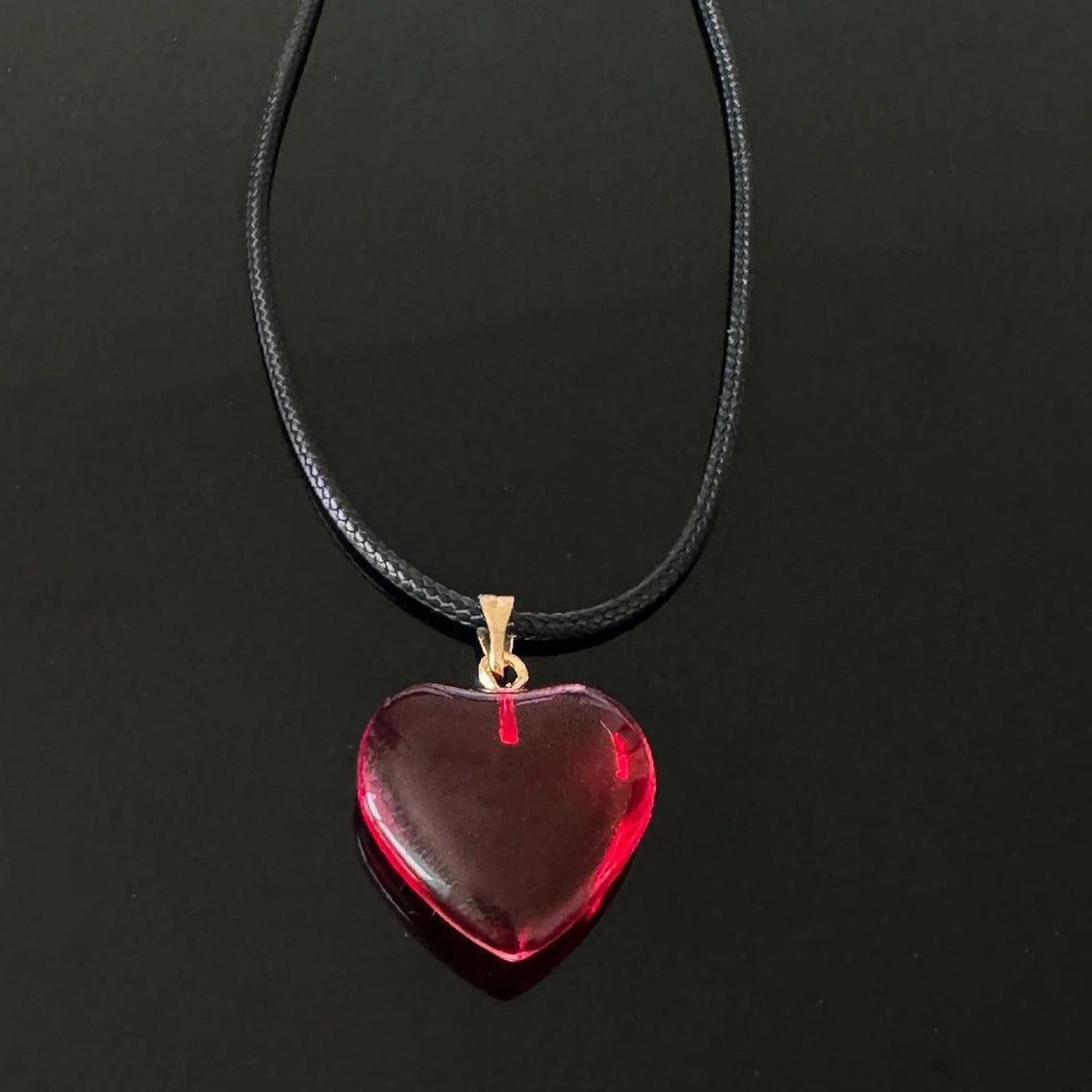 Accessories Red Heart Choker Necklace