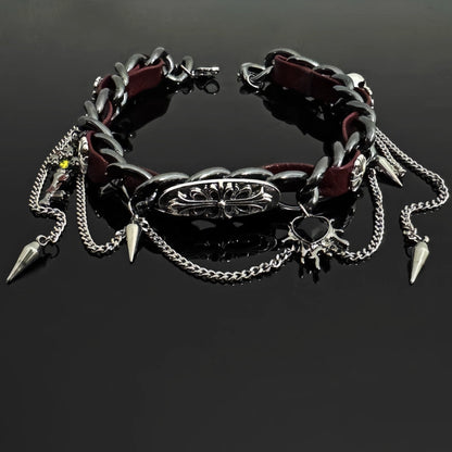 Accessories_Rivet_Metal_Leather_Choker_Punk_Gothic_Collar_Chain_MISSTT