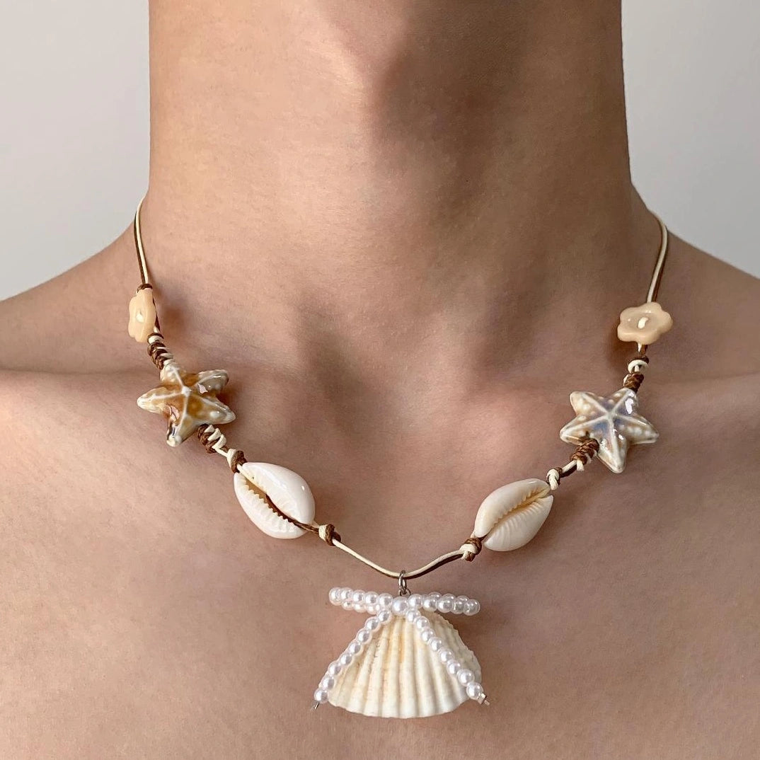 Seashore Starfish Pendant Necklace