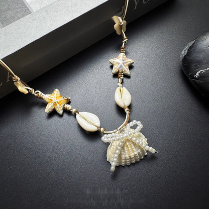 Accessories_Seashore_Starfish_Shell_Pendant_Necklace_MISSTT