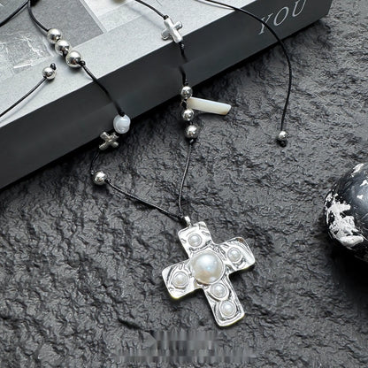 Accessories_Silver_Pearl_Cross_Pendant_Necklace_MISSTT