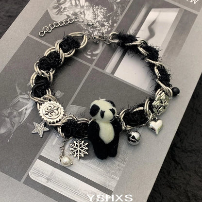 Accessories Snowflake Panda Star Choker Necklace