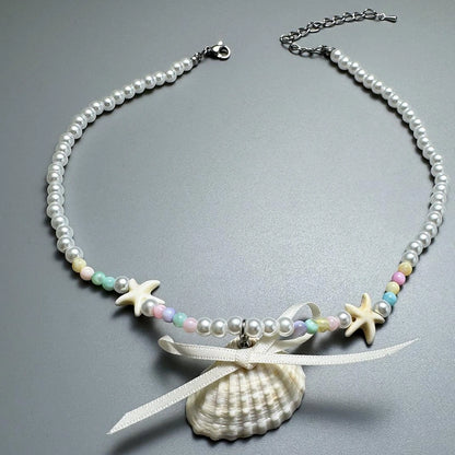 Accessories Sweet Starfish Bow Necklace