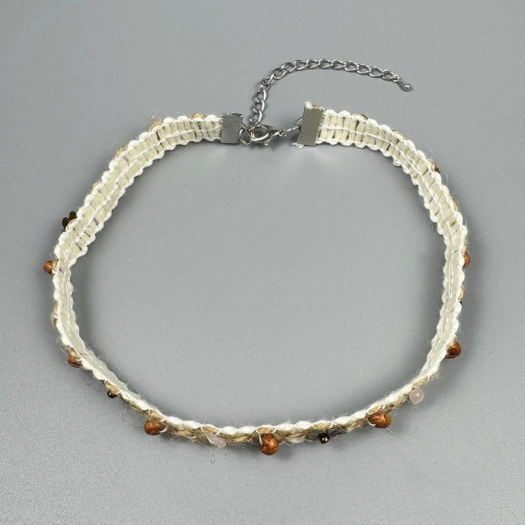 Accessories Vintage Beaded Choker Necklace