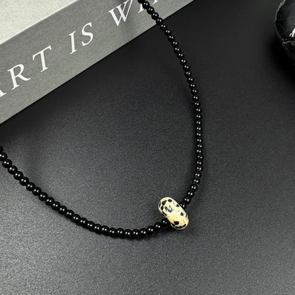 Accessories Vintage Beaded Pendant Choker Necklace