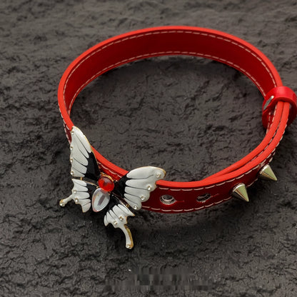 Accessories_Vintage_Butterfly_Rivet_Red_Leather_Gothic_Choker_MISSTT