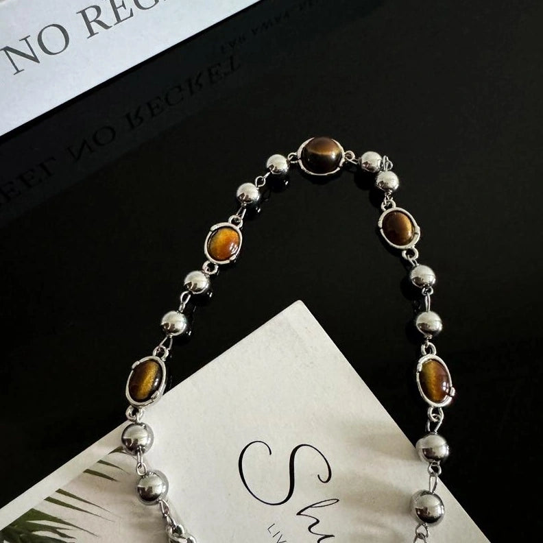 Accessories Vintage Cat S Eye Choker Necklace