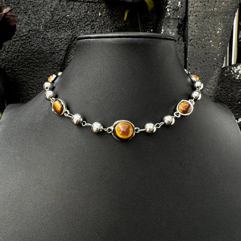Accessories Vintage Cat S Eye Choker Necklace