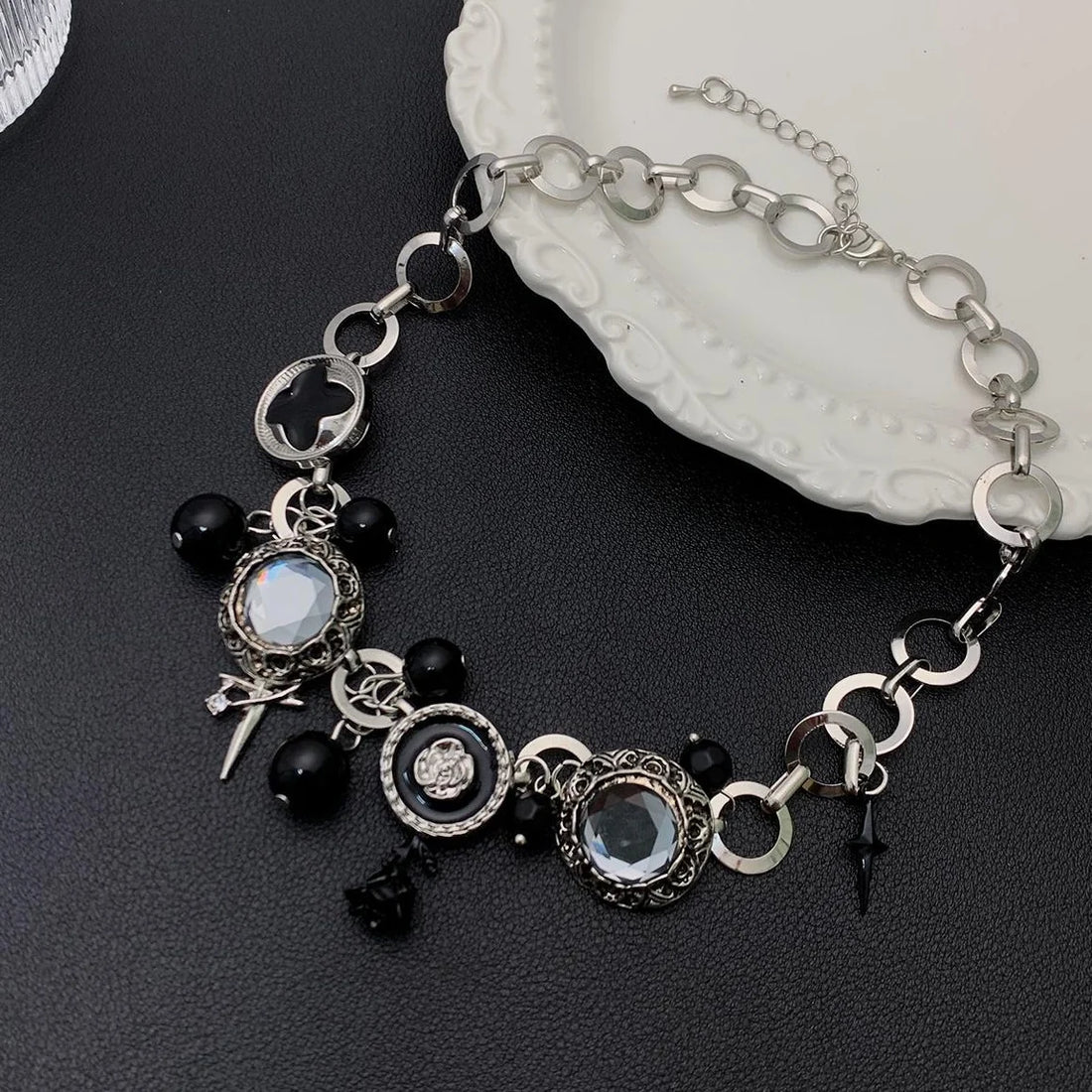 Accessories Vintage Dark Rose Chain