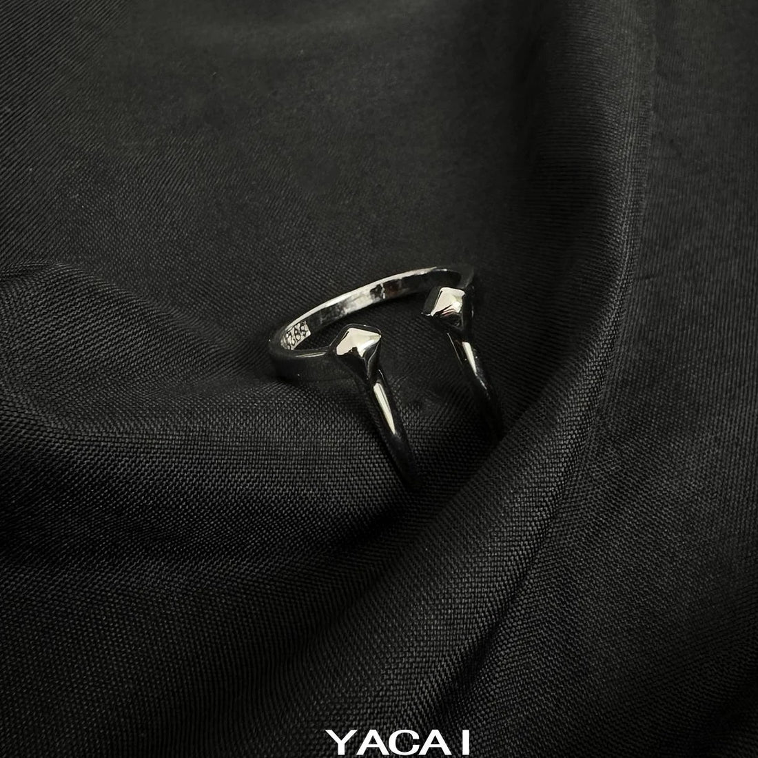 Accessories Vintage Gothic Beast Fang Adjustable Couple Ring