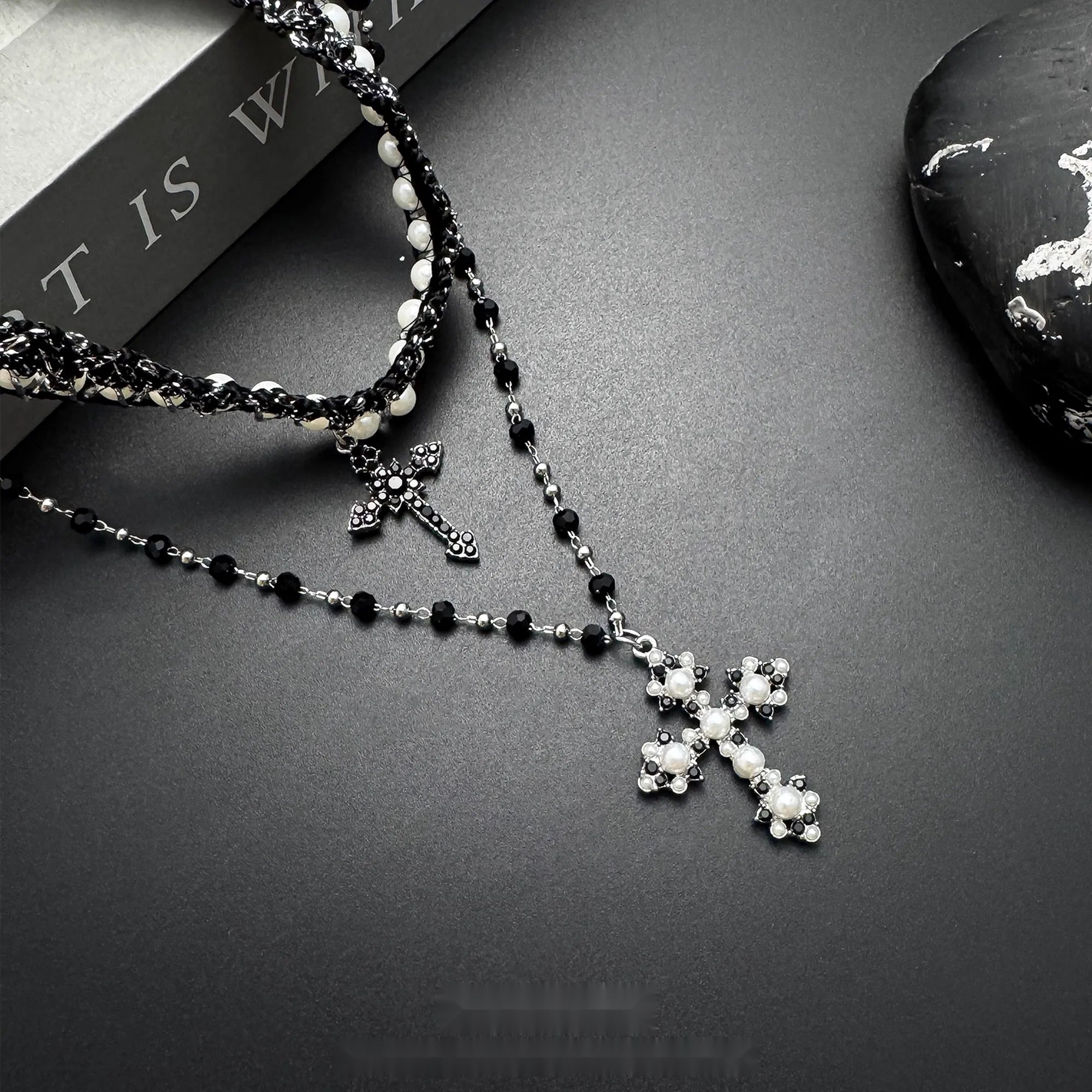 Accessories_Vintage_Layered_Cross_Beaded_Choker_Necklace_MISSTT