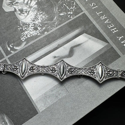Accessories Vintage Metal Filigree Choker Necklace