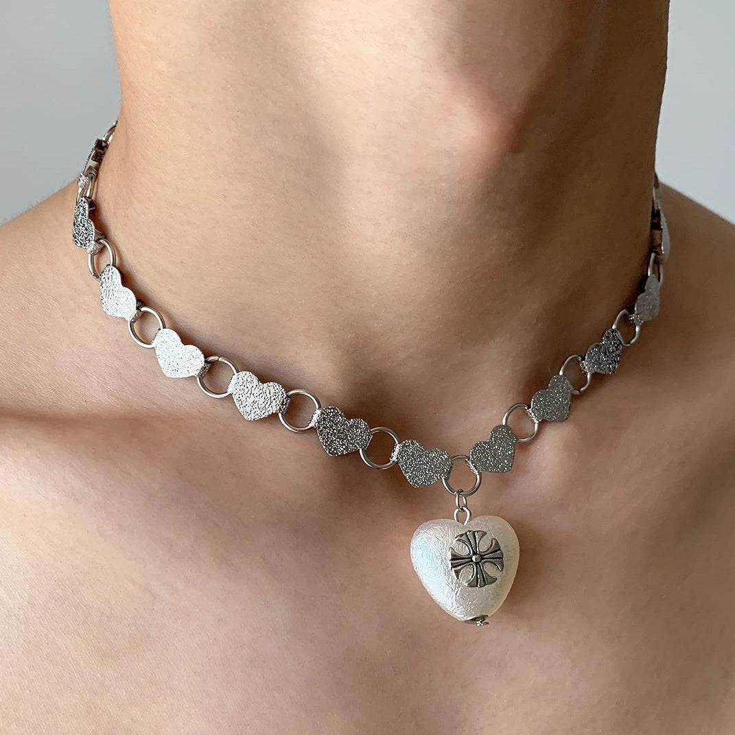 Accessories Vintage Metal Locket Necklace
