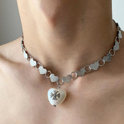 Accessories Vintage Metal Locket Necklace