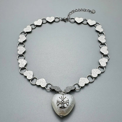 Accessories Vintage Metal Locket Necklace