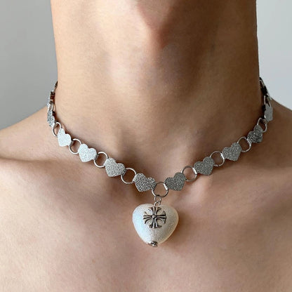 Accessories Vintage Metal Locket Necklace