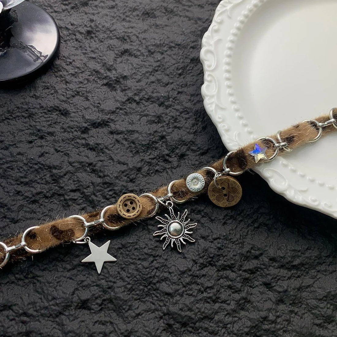 Accessories Vintage Sun Star Punk Necklace