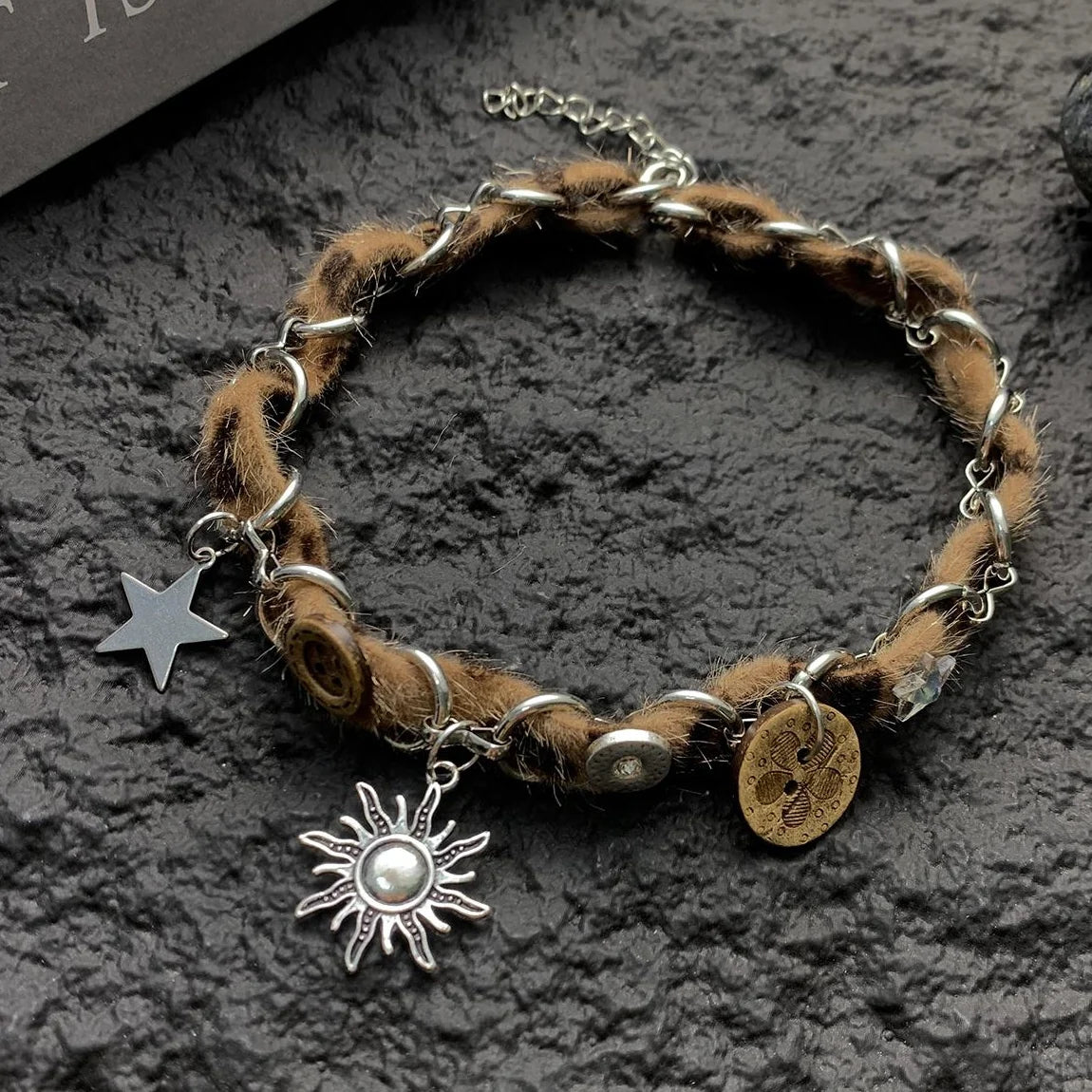 Accessories Vintage Sun Star Punk Necklace