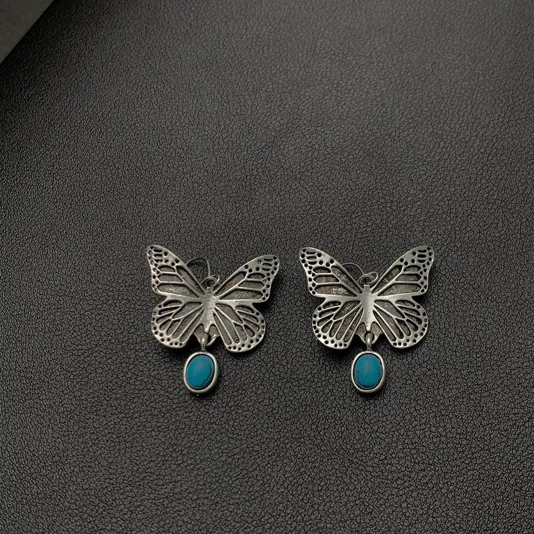 Accessories Vintage Turquoise Butterfly Earrings