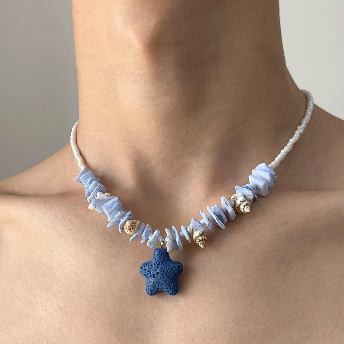 Accessories Volcanic Star Stone Pendant Necklace