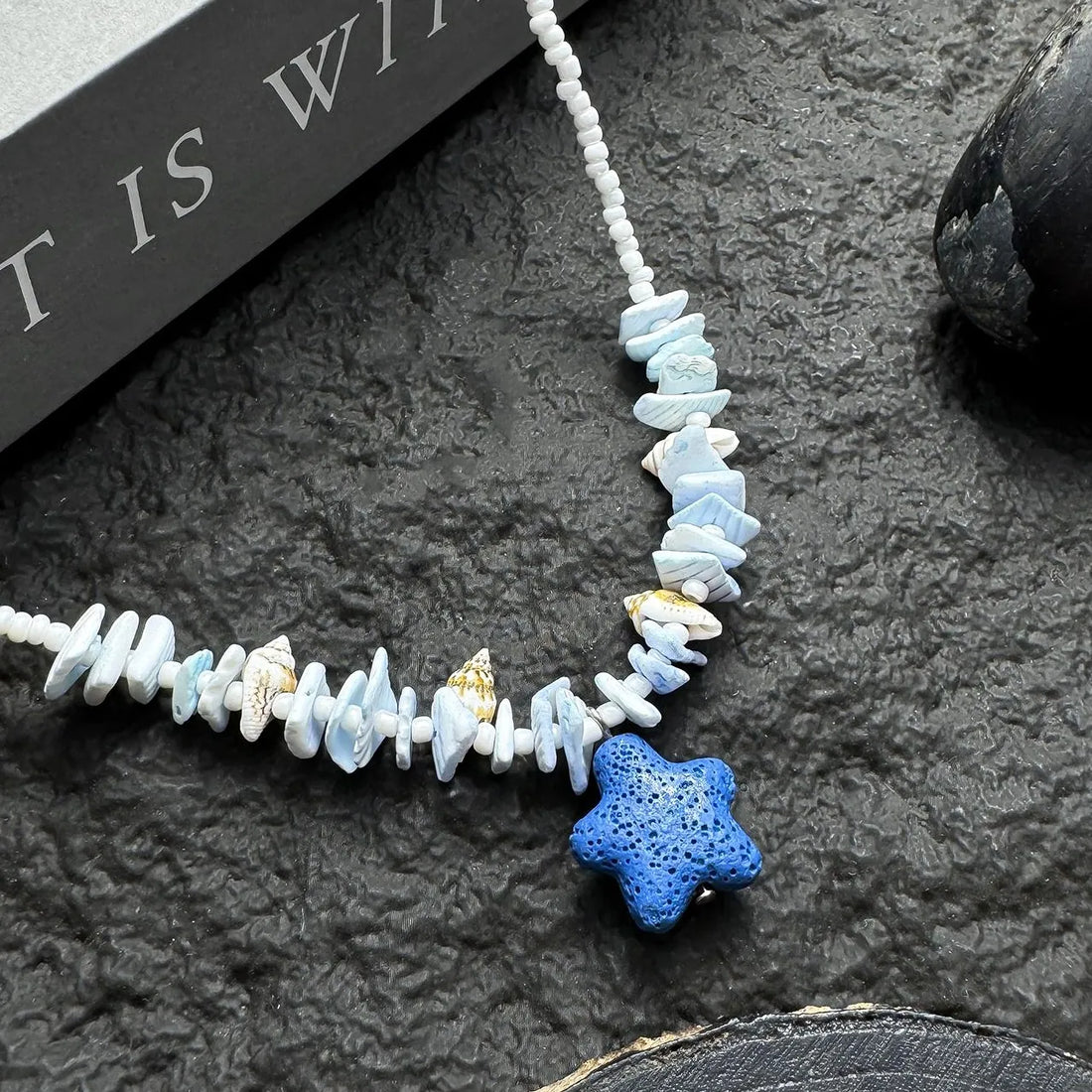 Accessories Volcanic Star Stone Pendant Necklace