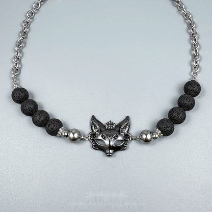 Accessories_Volcanic_Stone_Fox_Mask_Punk_Choker_MISSTT