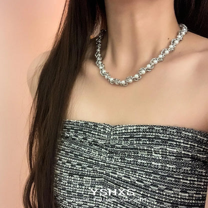 Accessories Wrapped Pearl Choker Necklace