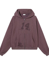 Achihara 1416C Hoodie Top Hooded Autumn Winter 2024 New Washed Digital Hoodie For Women 11