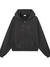 Achihara 1416C Hoodie Top Hooded Autumn Winter 2024 New Washed Digital Hoodie For Women 13