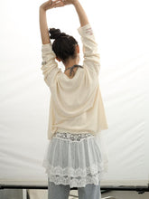 Achihara Autumn Camisole Can Be Worn Both Inside And Outside With A White Breton Chunye Lace Dress 4